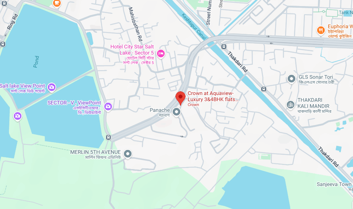 Crown At Aquaview Location Map