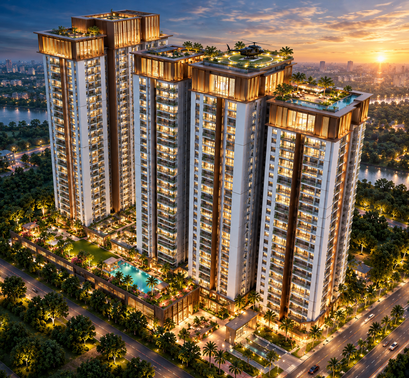 DTC Embassy Villa Building View