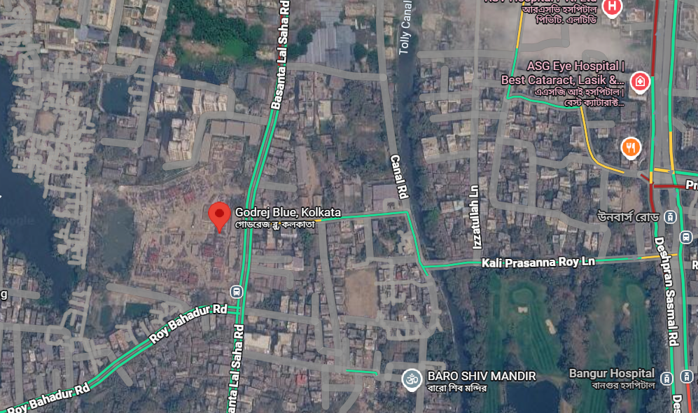 Godrej Blue Location Map