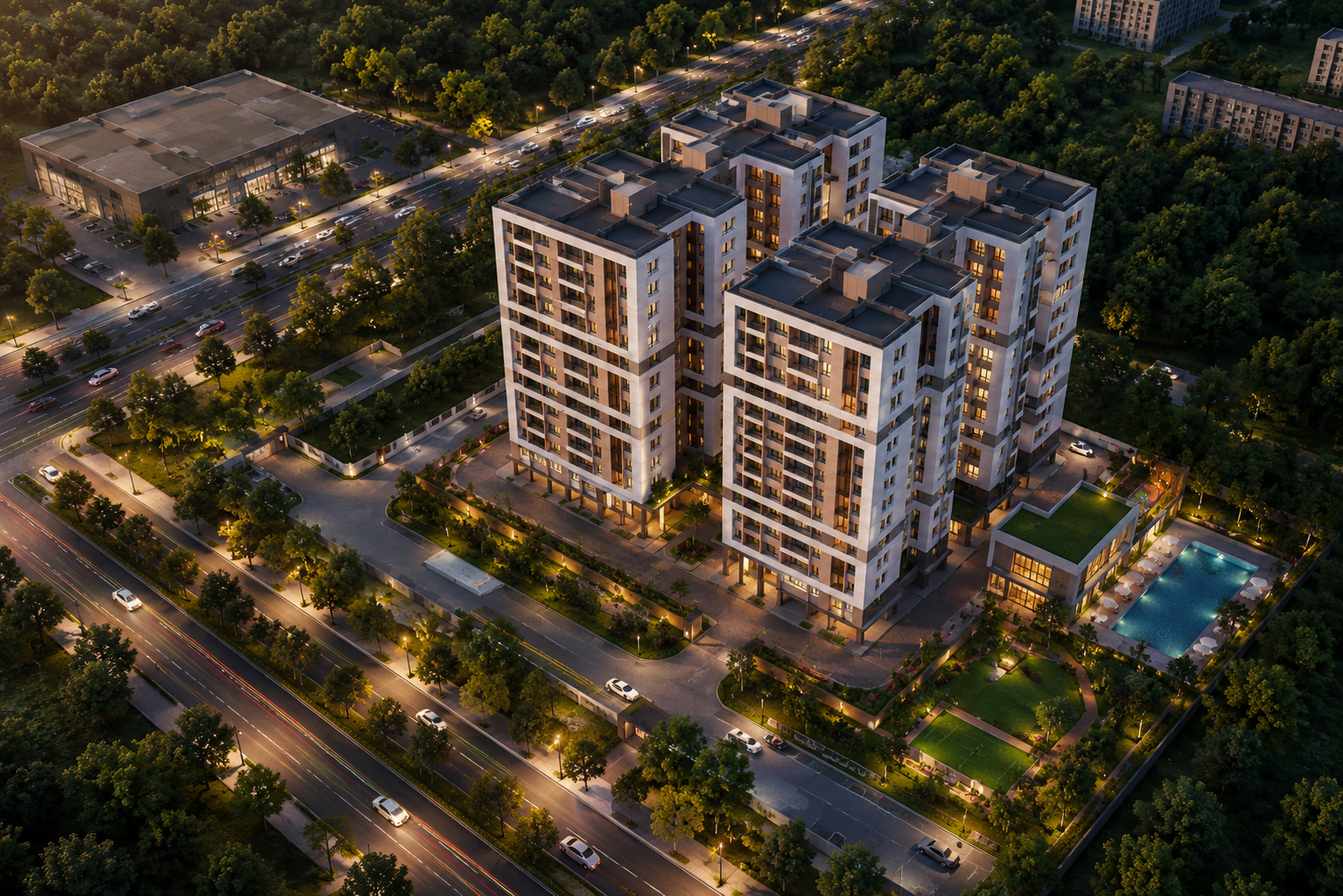 PRAVYA Aerial View